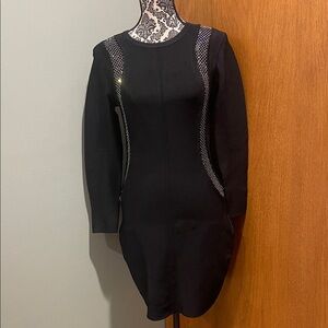 Guess by Marciano Black Dress with Sparkling Details